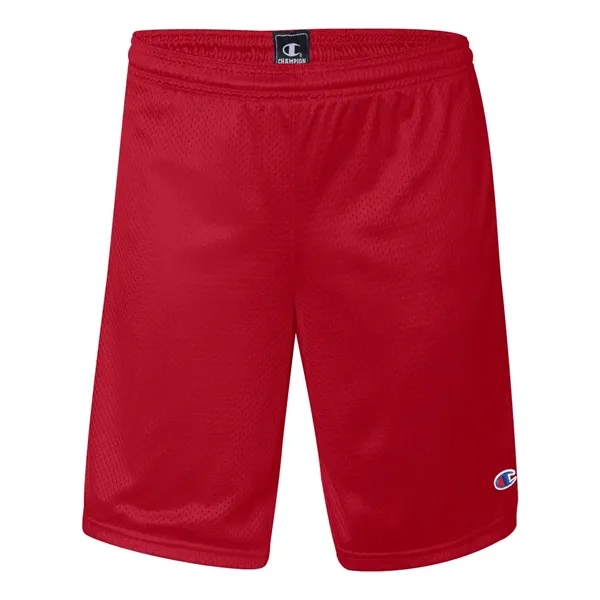 Champion Unisex Polyester Mesh 9" Shorts with Pockets - Champion Unisex Polyester Mesh 9" Shorts with Pockets - Image 19 of 21