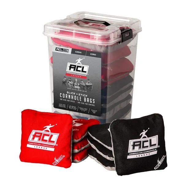 Victory Tailgate - ACL Rounded Edge Cornhole Bags - Red/Blk - Victory Tailgate - ACL Rounded Edge Cornhole Bags - Red/Blk - Image 0 of 18
