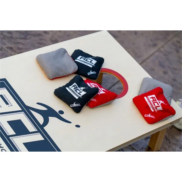 Victory Tailgate - ACL Rounded Edge Cornhole Bags - Red/Blk - Victory Tailgate - ACL Rounded Edge Cornhole Bags - Red/Blk - Image 3 of 18