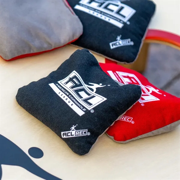 Victory Tailgate - ACL Rounded Edge Cornhole Bags - Red/Blk - Victory Tailgate - ACL Rounded Edge Cornhole Bags - Red/Blk - Image 4 of 18