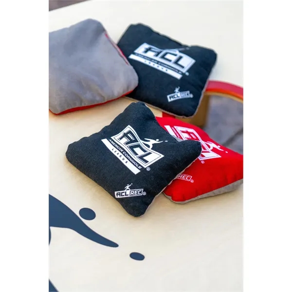 Victory Tailgate - ACL Rounded Edge Cornhole Bags - Red/Blk - Victory Tailgate - ACL Rounded Edge Cornhole Bags - Red/Blk - Image 5 of 18