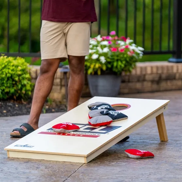 Victory Tailgate - ACL Rounded Edge Cornhole Bags - Red/Blk - Victory Tailgate - ACL Rounded Edge Cornhole Bags - Red/Blk - Image 6 of 18