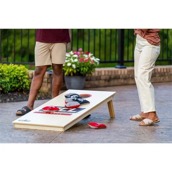 Victory Tailgate - ACL Rounded Edge Cornhole Bags - Red/Blk - Victory Tailgate - ACL Rounded Edge Cornhole Bags - Red/Blk - Image 7 of 18