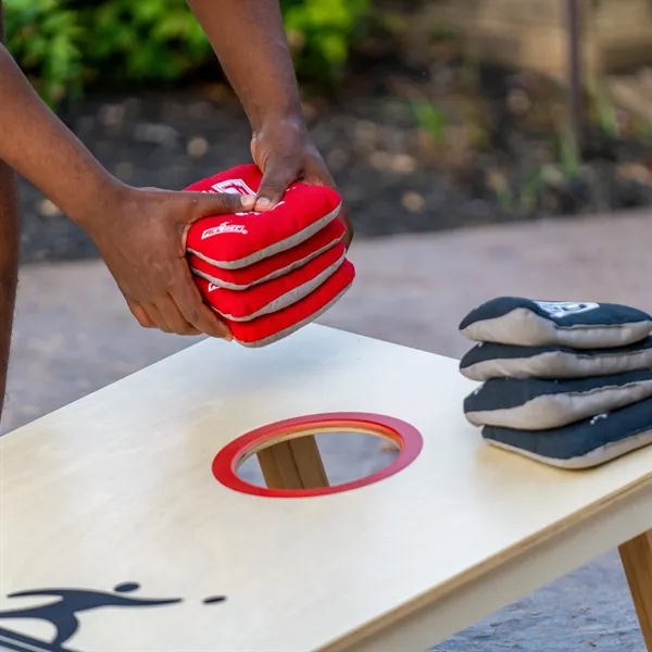 Victory Tailgate - ACL Rounded Edge Cornhole Bags - Red/Blk - Victory Tailgate - ACL Rounded Edge Cornhole Bags - Red/Blk - Image 15 of 18