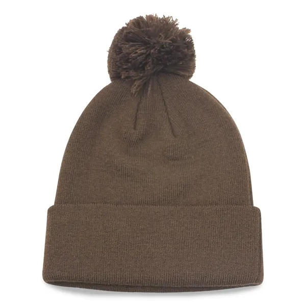 12" Knit Beanie Pompon - 12" Knit Beanie Pompon - Image 2 of 10