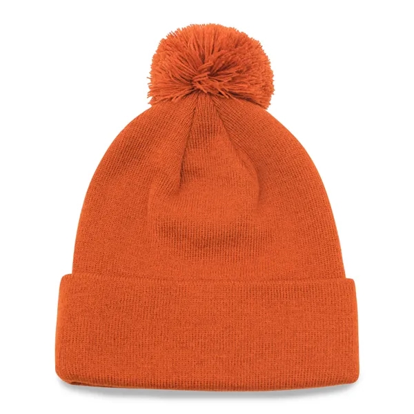 12" Knit Beanie Pompon - 12" Knit Beanie Pompon - Image 3 of 10