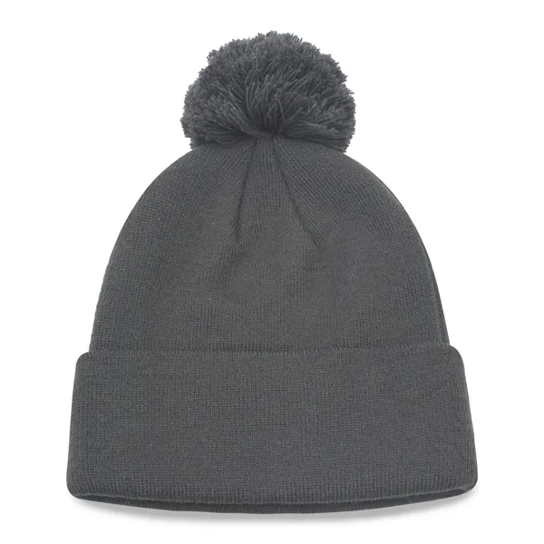 12" Knit Beanie Pompon - 12" Knit Beanie Pompon - Image 4 of 10