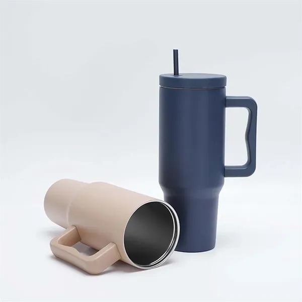 40oz Tumbler with Handle and Straw Lid - 40oz Tumbler with Handle and Straw Lid - Image 4 of 4