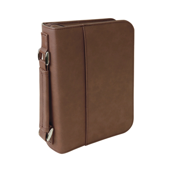 6 3/4"x9 1/4" Dark Brown Leatherette Book/Bible Cover - 6 3/4"x9 1/4" Dark Brown Leatherette Book/Bible Cover - Image 1 of 1