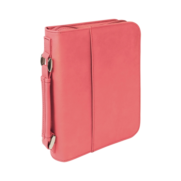 6 3/4"x9 1/4" Pink Leatherette Book/Bible Cover - 6 3/4"x9 1/4" Pink Leatherette Book/Bible Cover - Image 1 of 1
