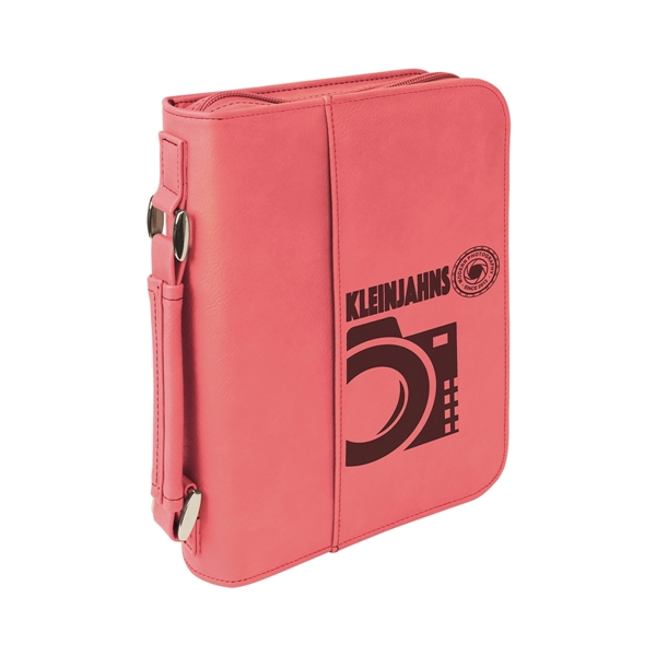6 3/4"x9 1/4" Pink Leatherette Book/Bible Cover - 6 3/4"x9 1/4" Pink Leatherette Book/Bible Cover - Image 0 of 1