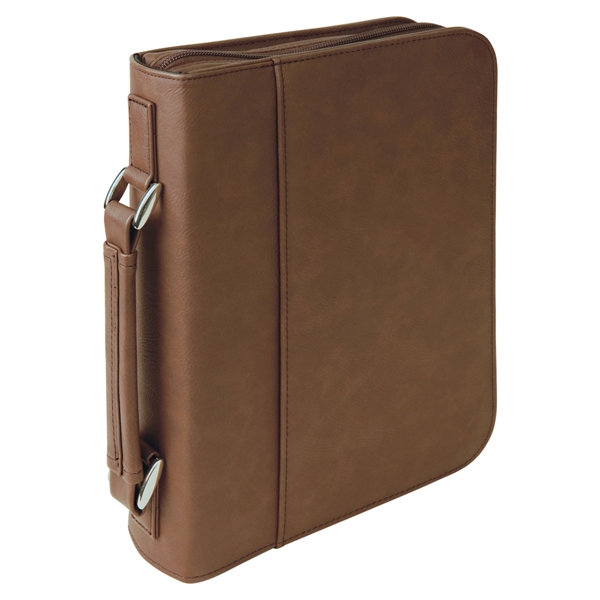 7 1/2" x 10 3/4" Dark Brown Leatherette Book/Bible Cover - 7 1/2" x 10 3/4" Dark Brown Leatherette Book/Bible Cover - Image 1 of 1