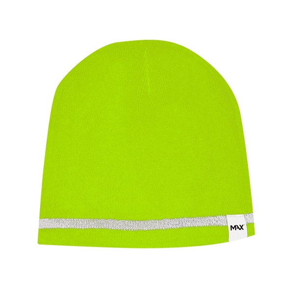 Beanie with Reflective Strip with Thinsulate Lining - Beanie with Reflective Strip with Thinsulate Lining - Image 2 of 6