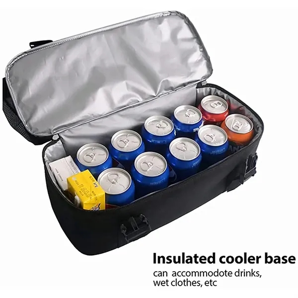 3-in-1 Mesh Beach Tote Bag with Insulated Picnic Cooler - 3-in-1 Mesh Beach Tote Bag with Insulated Picnic Cooler - Image 3 of 6