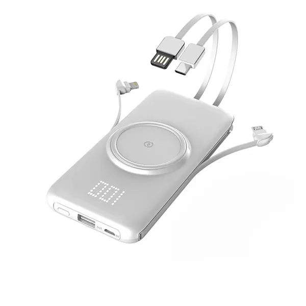 10,000 mAh four output wireless charging power bank - 10,000 mAh four output wireless charging power bank - Image 2 of 2