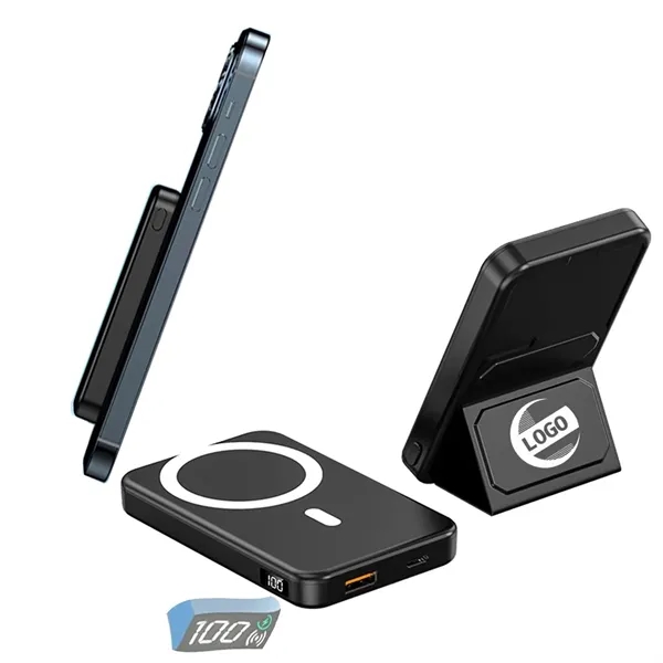 10000mAh Power Bank with Foldable Stand - 10000mAh Power Bank with Foldable Stand - Image 0 of 4
