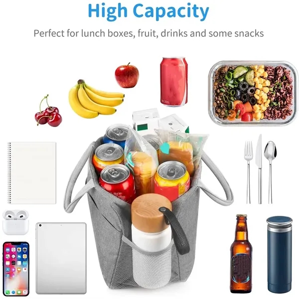 Custom Reusable Leakproof Insulated Lunch Tote Cooler Bag - Custom Reusable Leakproof Insulated Lunch Tote Cooler Bag - Image 3 of 3