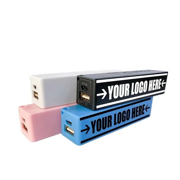 2600 mAh Color High Quality Mini Portable Power Bank - 2600 mAh Color High Quality Mini Portable Power Bank - Image 1 of 1