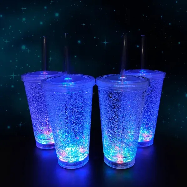 LED 16 oz Crystal Tumbler - LED 16 oz Crystal Tumbler - Image 2 of 3