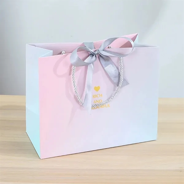 Full Color Matte Laminated Euro Tote Gift Bag - Full Color Matte Laminated Euro Tote Gift Bag - Image 2 of 5