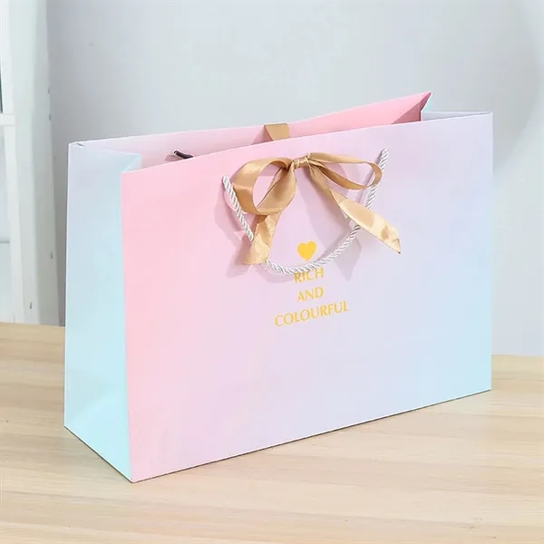 Full Color Matte Laminated Euro Tote Gift Bag - Full Color Matte Laminated Euro Tote Gift Bag - Image 4 of 5