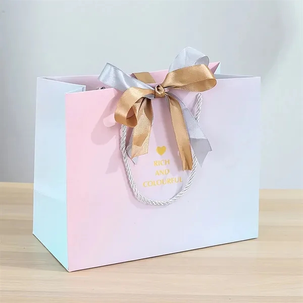 Full Color Matte Laminated Euro Tote Gift Bag - Full Color Matte Laminated Euro Tote Gift Bag - Image 5 of 5