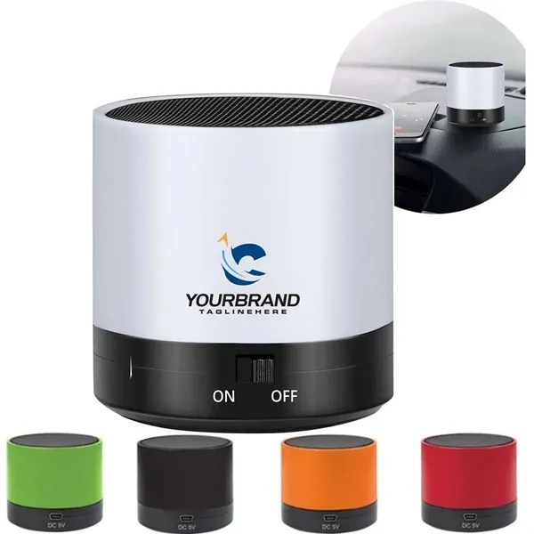 Bluetooth Wireless Portable Rechargeable Cylinder Speaker - Bluetooth Wireless Portable Rechargeable Cylinder Speaker - Image 0 of 4
