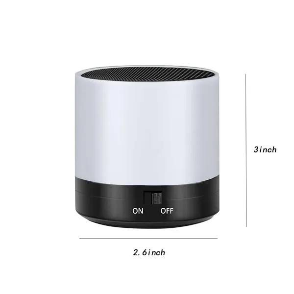 Bluetooth Wireless Portable Rechargeable Cylinder Speaker - Bluetooth Wireless Portable Rechargeable Cylinder Speaker - Image 1 of 4