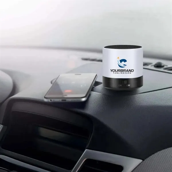 Bluetooth Wireless Portable Rechargeable Cylinder Speaker - Bluetooth Wireless Portable Rechargeable Cylinder Speaker - Image 3 of 4