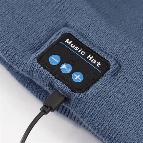Unisex LED Beanie Hat - Unisex LED Beanie Hat - Image 4 of 9