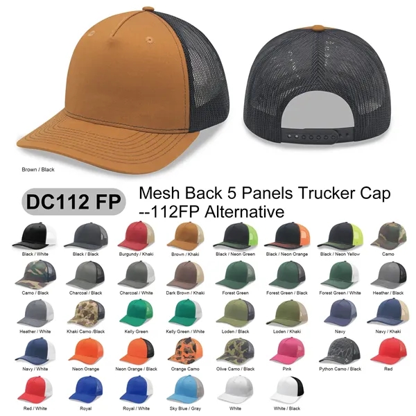 5 Panel 112FP Premier Trucker Cap - 5 Panel 112FP Premier Trucker Cap - Image 44 of 44