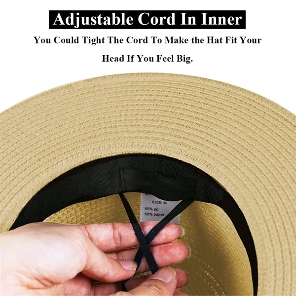 Summer Beach Sun Straw Hat Upf50+ - Summer Beach Sun Straw Hat Upf50+ - Image 4 of 5