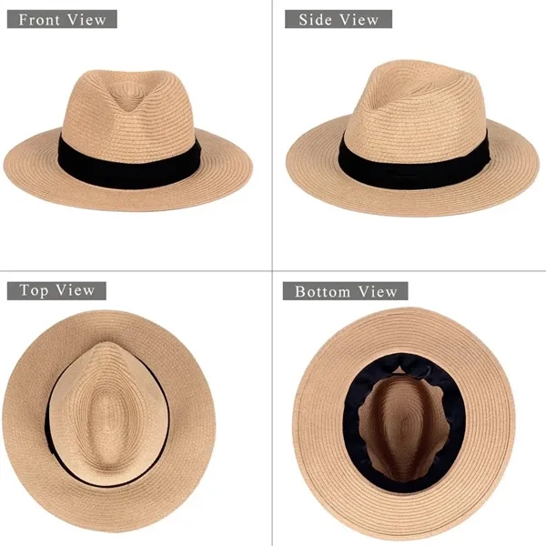 Summer Beach Sun Straw Hat Upf50+ - Summer Beach Sun Straw Hat Upf50+ - Image 5 of 5