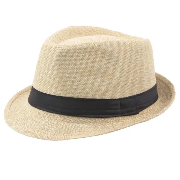 Summer Wide Brim Comfy Linen Hats - Summer Wide Brim Comfy Linen Hats - Image 1 of 5