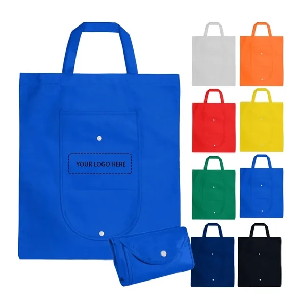 Non-Woven Foldable Shopper Tote Bag - Non-Woven Foldable Shopper Tote Bag - Image 0 of 2