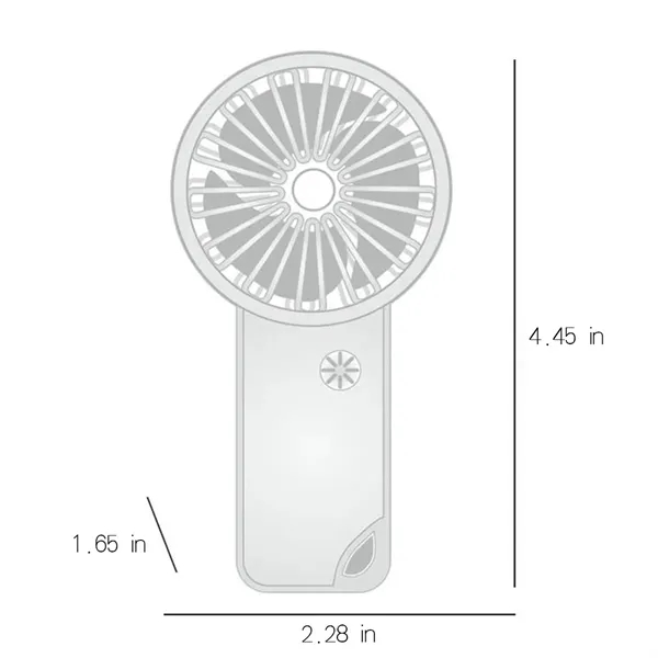 Mini Carabiner Portable Pocket Fan - Mini Carabiner Portable Pocket Fan - Image 1 of 5