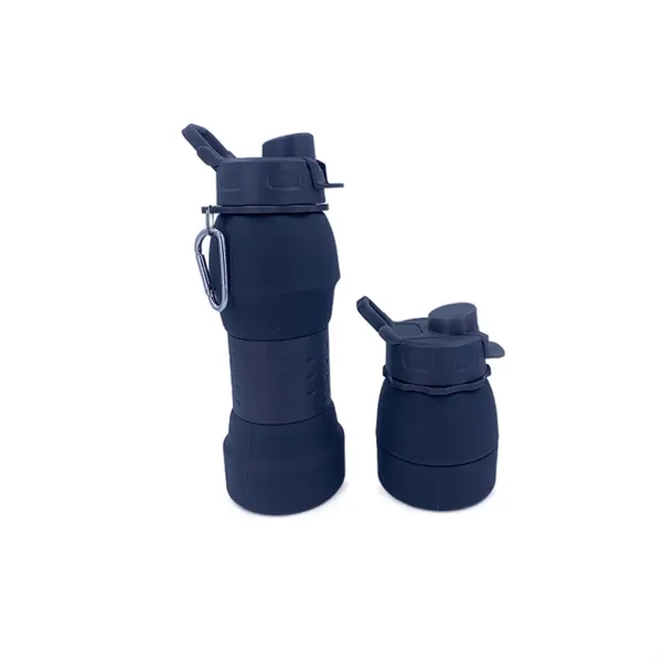 20.5OZ Silicone Collapsible Water Bottle - 20.5OZ Silicone Collapsible Water Bottle - Image 1 of 3
