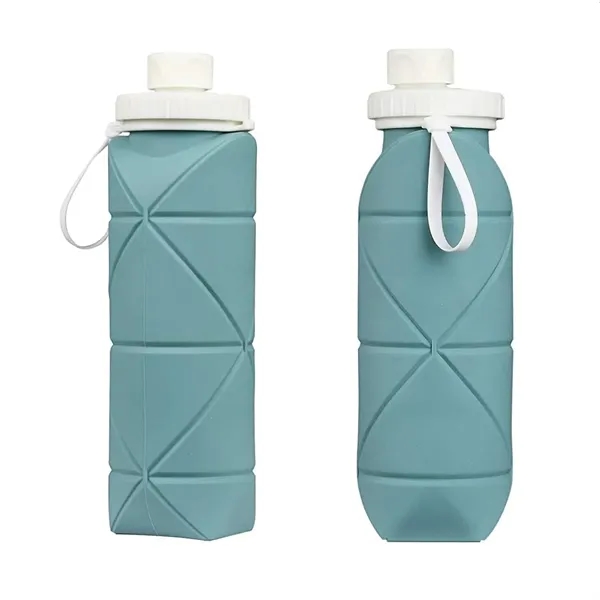 20OZ Silicone Collapsible Water Bottle - 20OZ Silicone Collapsible Water Bottle - Image 2 of 2