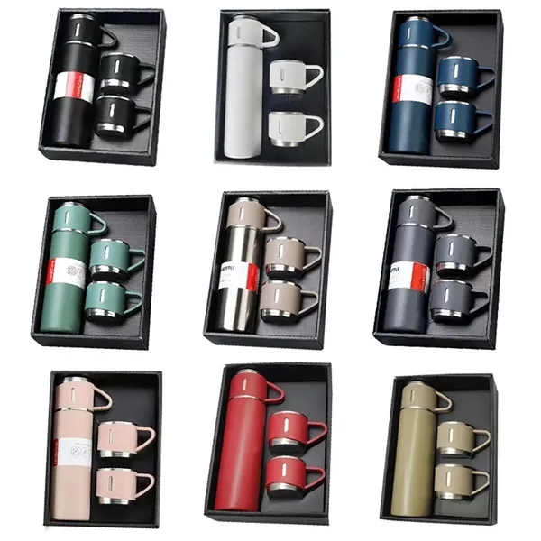 17Oz Stainless Steel Vacuum Insulated Bottle Set - 17Oz Stainless Steel Vacuum Insulated Bottle Set - Image 3 of 4