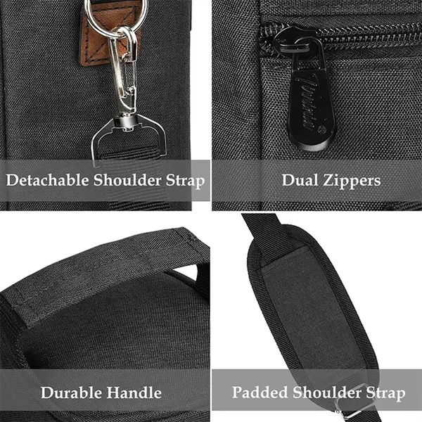 Single Bottle Insulated Wine Travel Tote Carrier Bag - Single Bottle Insulated Wine Travel Tote Carrier Bag - Image 1 of 2