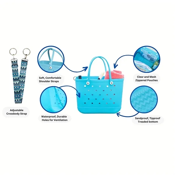 Small Lightweight Waterproof Washable Cute Tote Bag - Small Lightweight Waterproof Washable Cute Tote Bag - Image 2 of 5