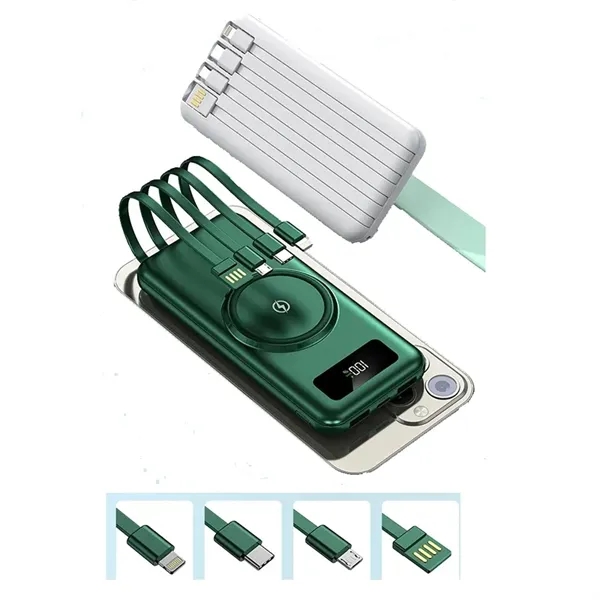 Portable Charger Power Bank With Built In Cables - Portable Charger Power Bank With Built In Cables - Image 2 of 2