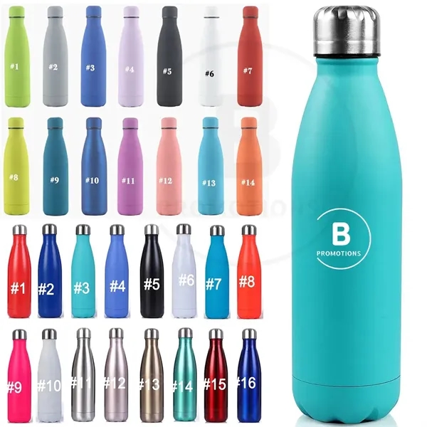 17 oz  Stainless Steel Vacuum Insulated Water Bottle - 17 oz  Stainless Steel Vacuum Insulated Water Bottle - Image 1 of 2