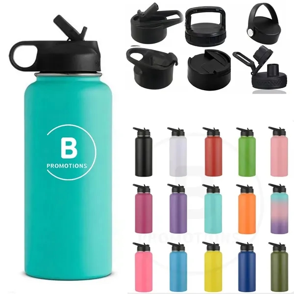 32oz  Stainless Steel Vacuum Insulated Water Bottle - 32oz  Stainless Steel Vacuum Insulated Water Bottle - Image 0 of 2
