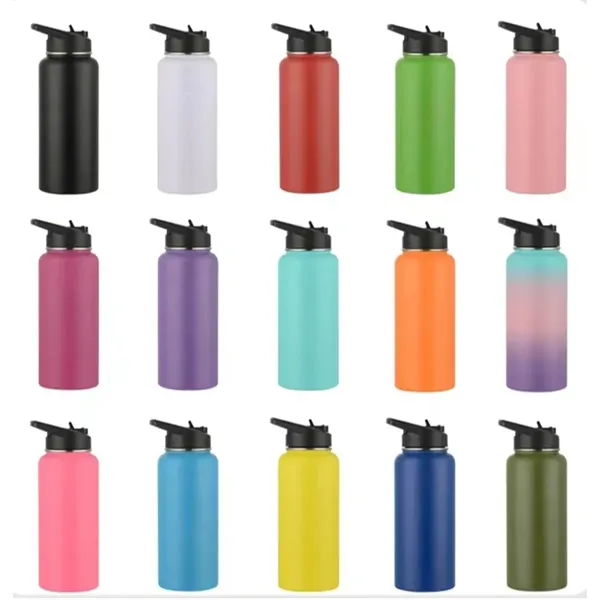 32oz  Stainless Steel Vacuum Insulated Water Bottle - 32oz  Stainless Steel Vacuum Insulated Water Bottle - Image 1 of 2