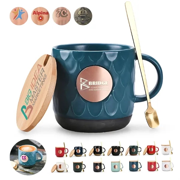 16 Oz Cafe Cup Mermaid Coffee Mug With Handle - 16 Oz Cafe Cup Mermaid Coffee Mug With Handle - Image 0 of 8