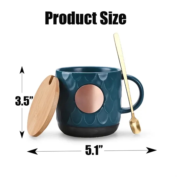 16 Oz Cafe Cup Mermaid Coffee Mug With Handle - 16 Oz Cafe Cup Mermaid Coffee Mug With Handle - Image 1 of 8