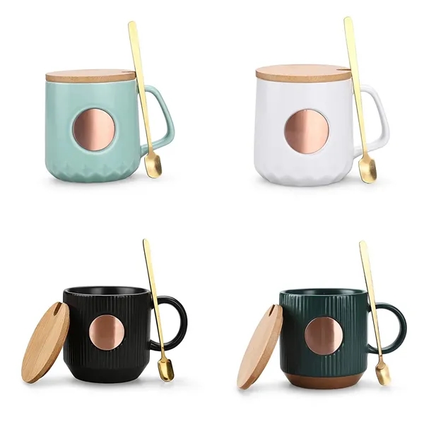 16 Oz Cafe Cup Mermaid Coffee Mug With Handle - 16 Oz Cafe Cup Mermaid Coffee Mug With Handle - Image 2 of 8