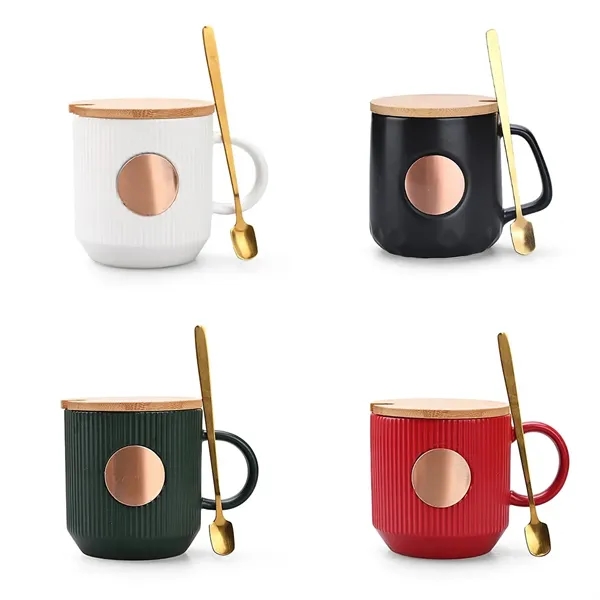 16 Oz Cafe Cup Mermaid Coffee Mug With Handle - 16 Oz Cafe Cup Mermaid Coffee Mug With Handle - Image 3 of 8