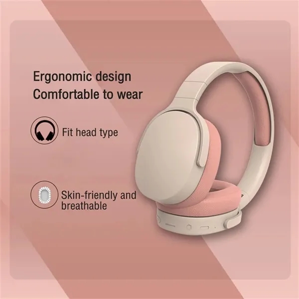 Wireless Bluetooth Headphones Earphones Overhead Earpads Mic - Wireless Bluetooth Headphones Earphones Overhead Earpads Mic - Image 3 of 4